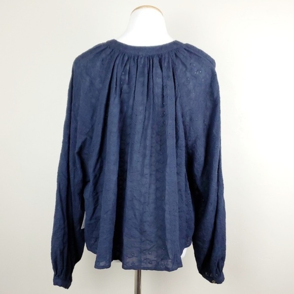 Free People Down From the Clouds Embroidered Top - Picture 4 of 4